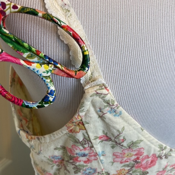 Vintage Jessica McClintock for GUNNE SAX Floral Print Prairie Dress SZ 9/10 - Picture 11 of 16